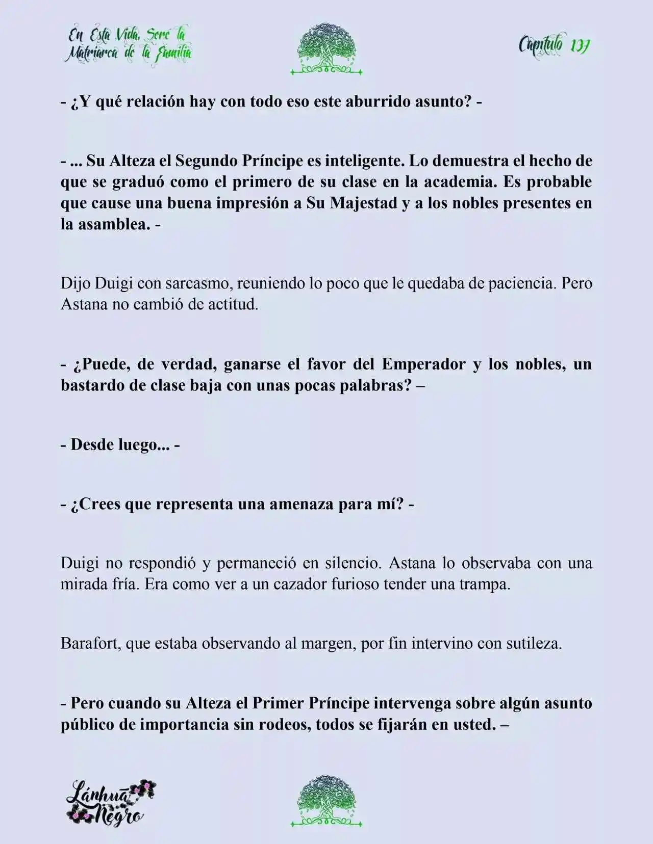 En Esta Vida Seré La Matriarca De Esta Familia (Novela) (Novela) - Capítulo 137 - Página 5 - LectorTMOo