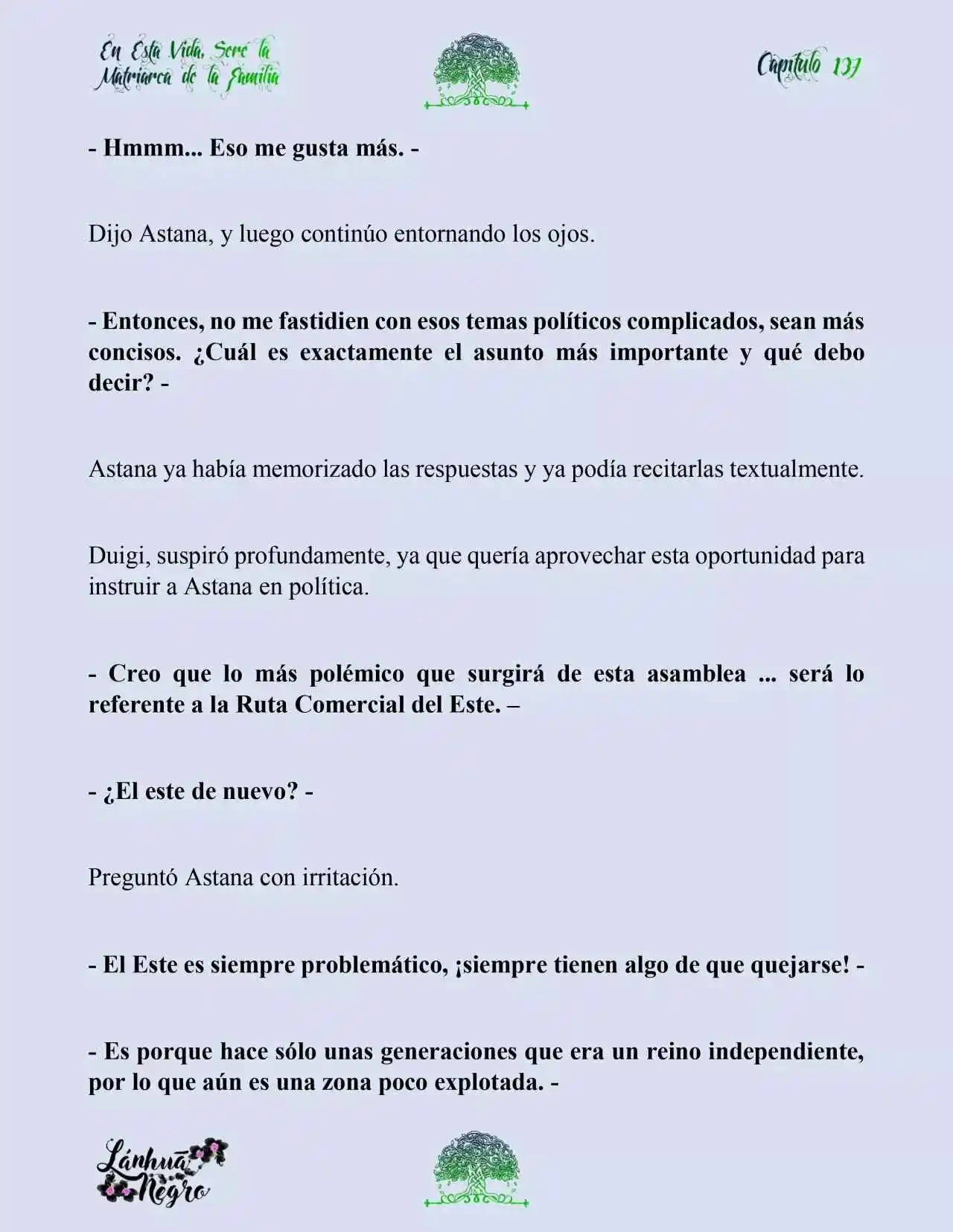 En Esta Vida Seré La Matriarca De Esta Familia (Novela) (Novela) - Capítulo 137 - Página 6 - LectorTMOo