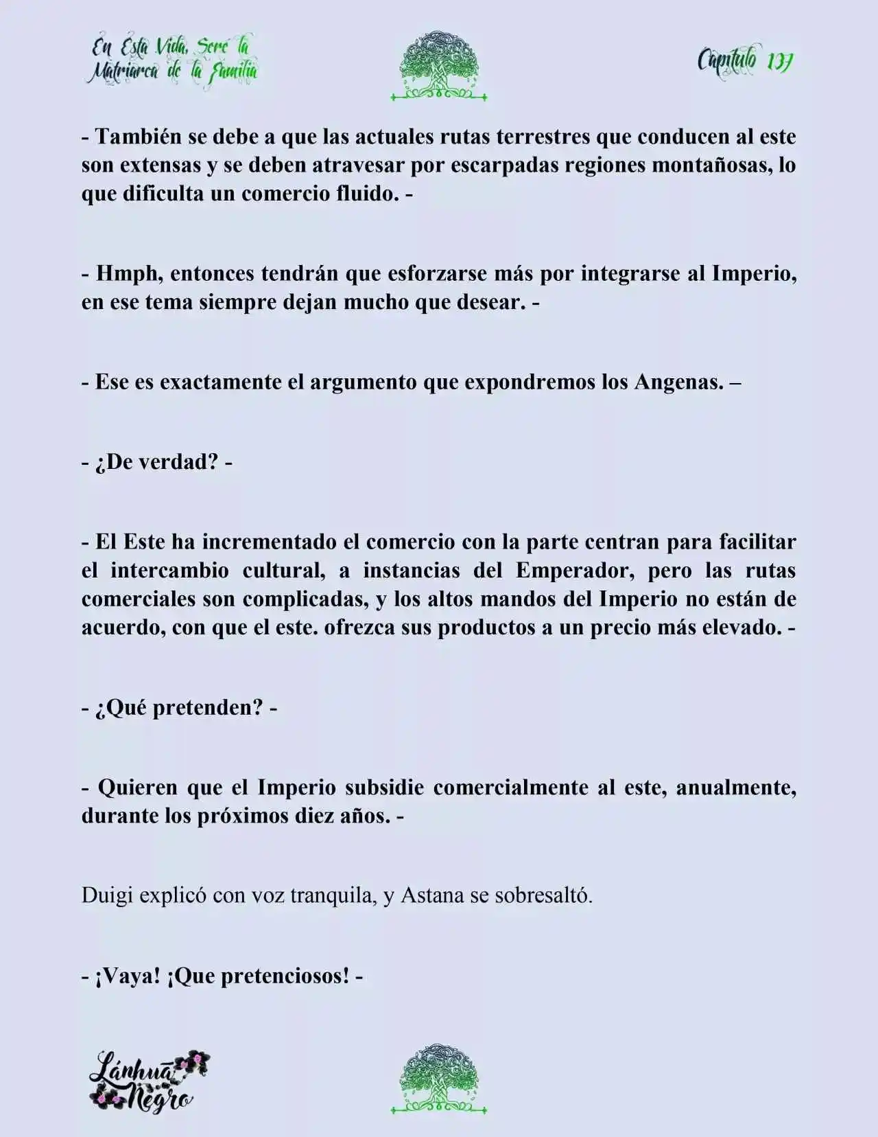 En Esta Vida Seré La Matriarca De Esta Familia (Novela) (Novela) - Capítulo 137 - Página 7 - LectorTMOo
