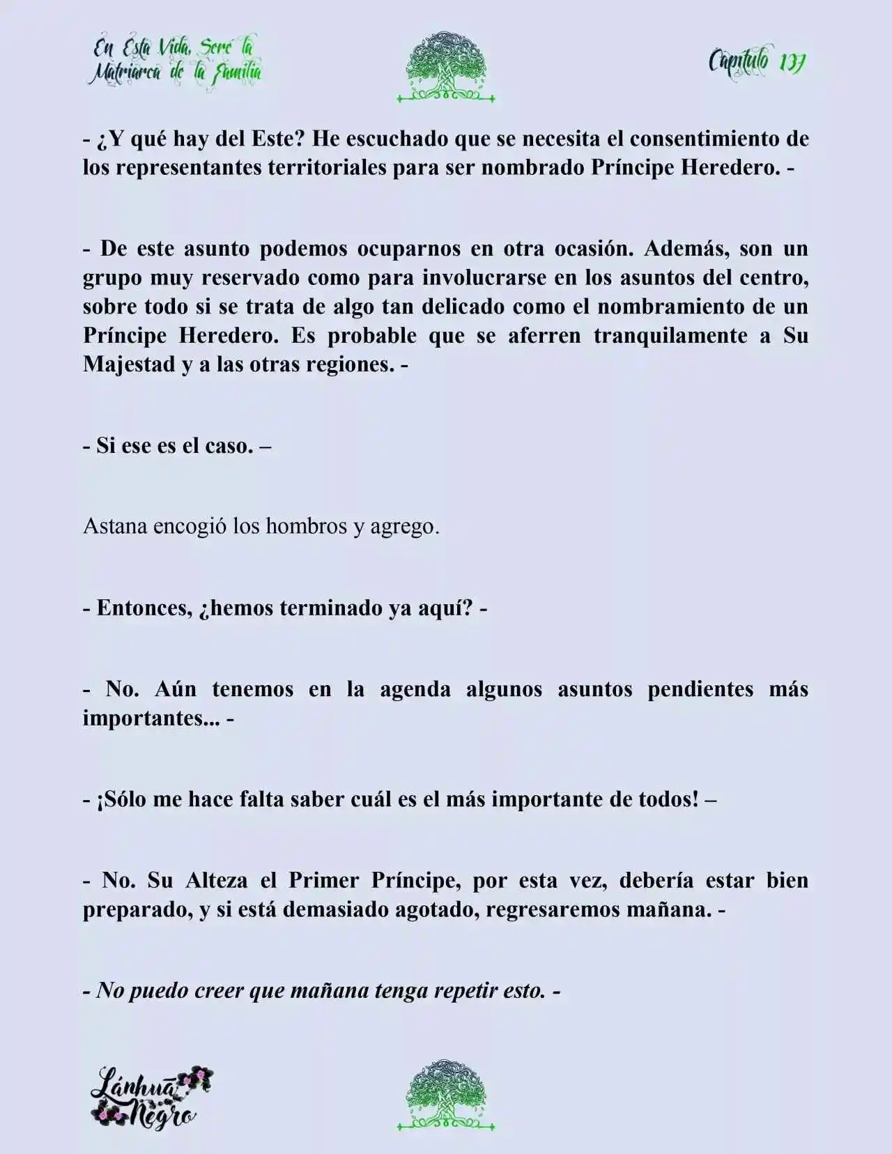En Esta Vida Seré La Matriarca De Esta Familia (Novela) (Novela) - Capítulo 137 - Página 9 - LectorTMOo