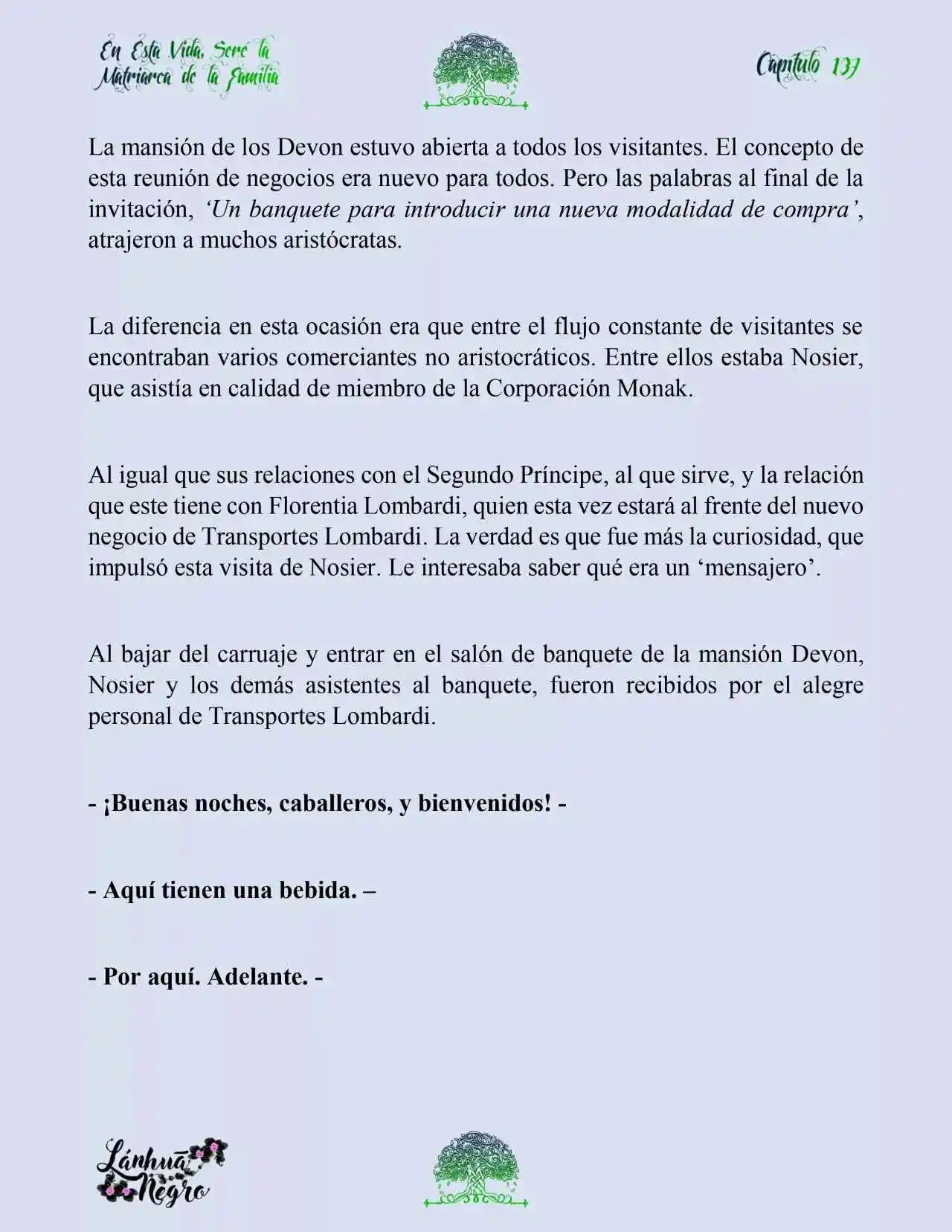 En Esta Vida Seré La Matriarca De Esta Familia (Novela) (Novela) - Capítulo 137 - Página 13 - LectorTMOo