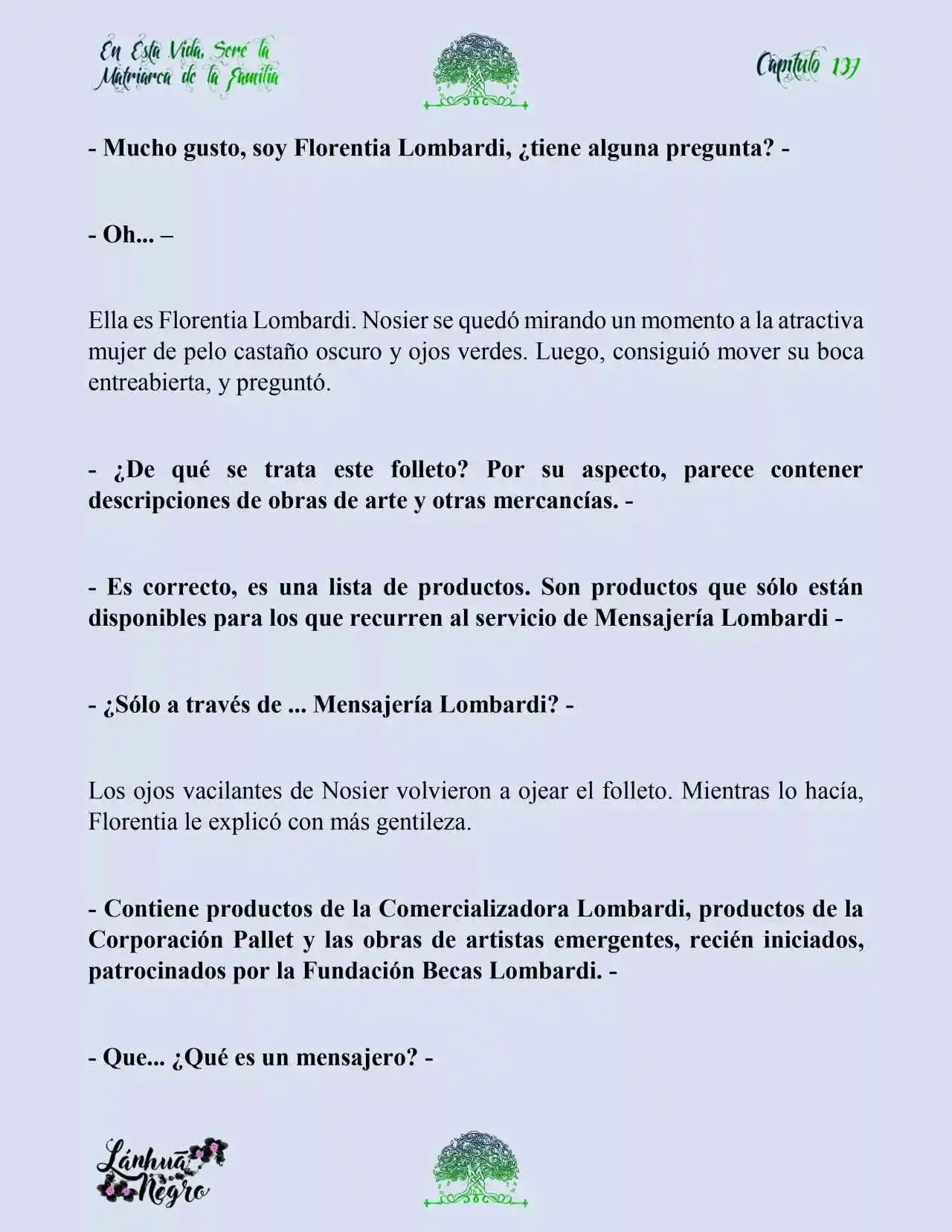 En Esta Vida Seré La Matriarca De Esta Familia (Novela) (Novela) - Capítulo 137 - Página 15 - LectorTMOo