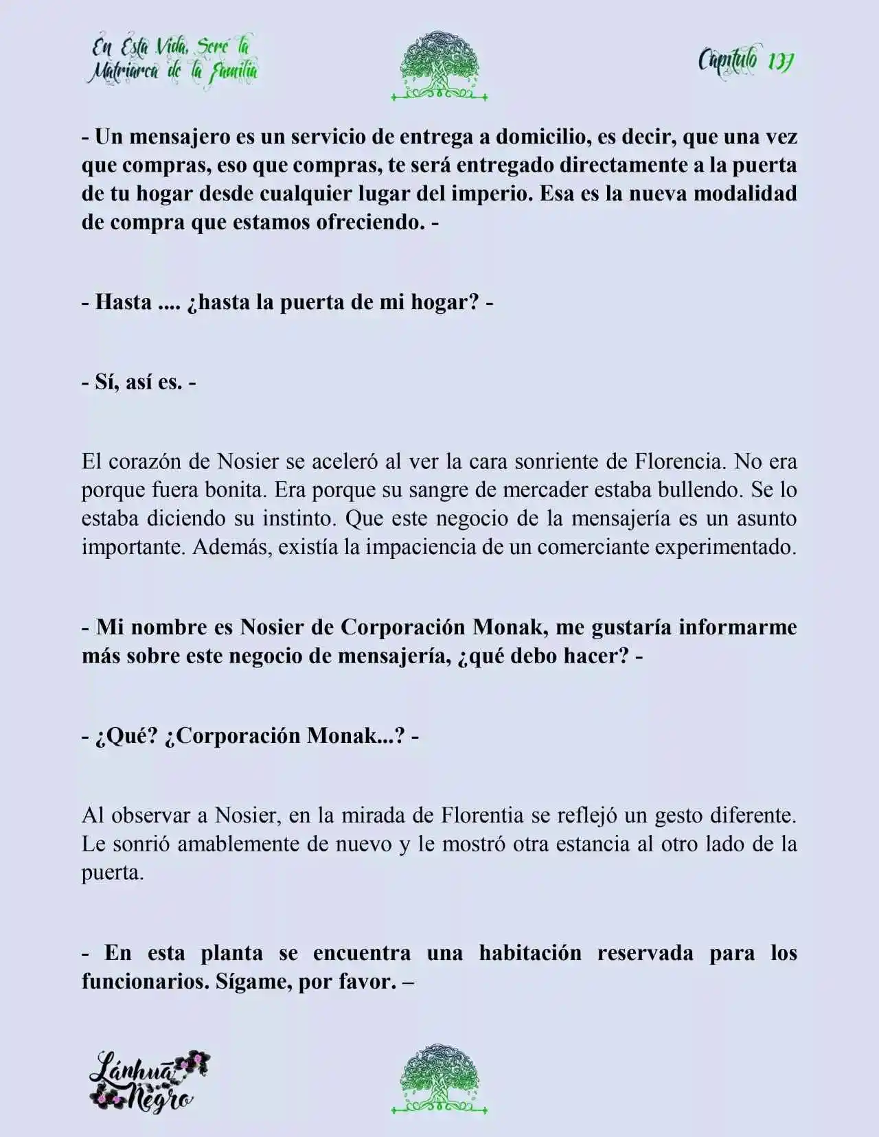 En Esta Vida Seré La Matriarca De Esta Familia (Novela) (Novela) - Capítulo 137 - Página 16 - LectorTMOo