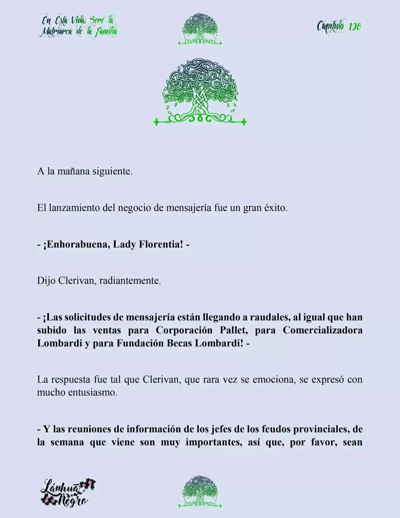 En Esta Vida Seré La Matriarca De Esta Familia (Novela) (Novela) - Capítulo 138 - Página 13 - LectorTMOo