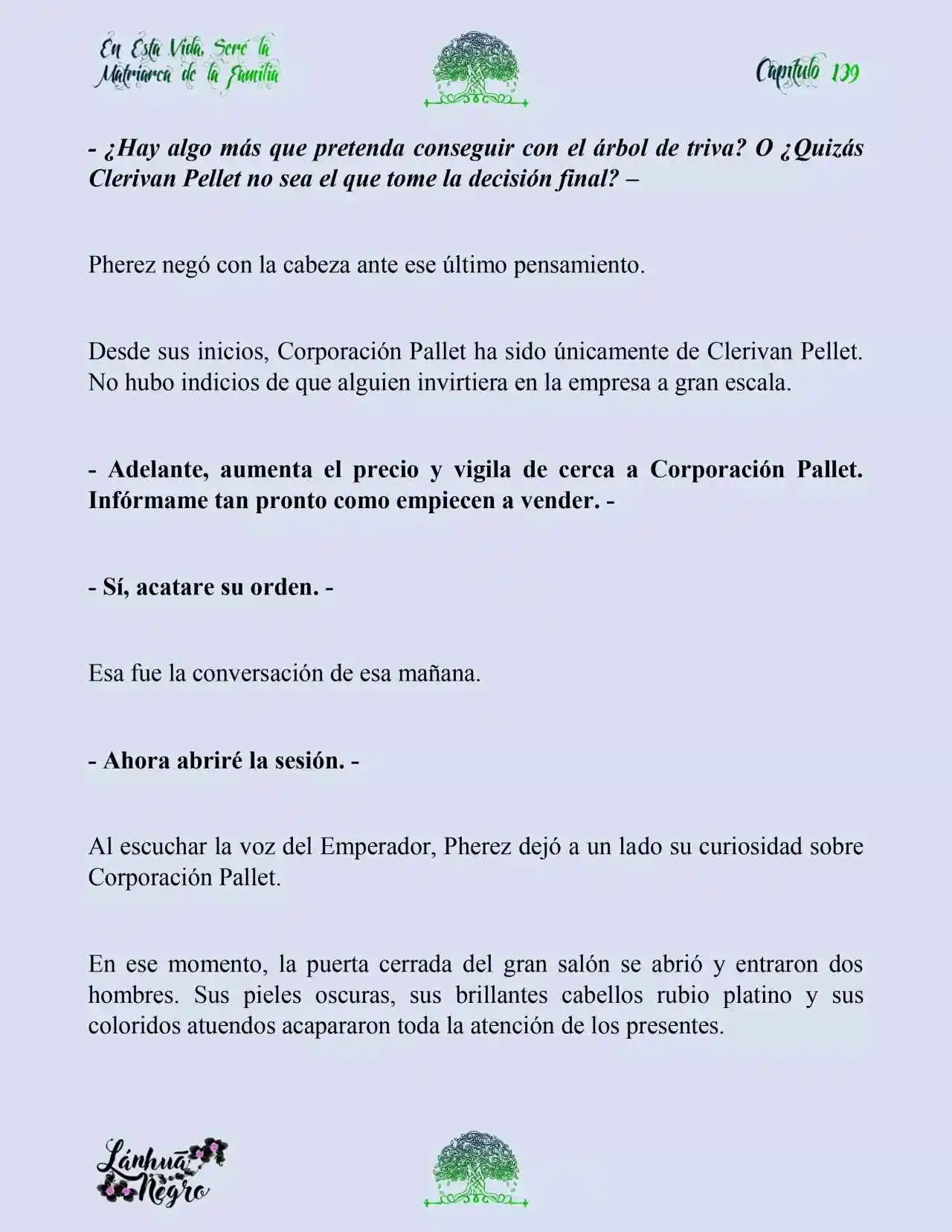 En Esta Vida Seré La Matriarca De Esta Familia (Novela) (Novela) - Capítulo 139 - Página 10 - LectorTMOo