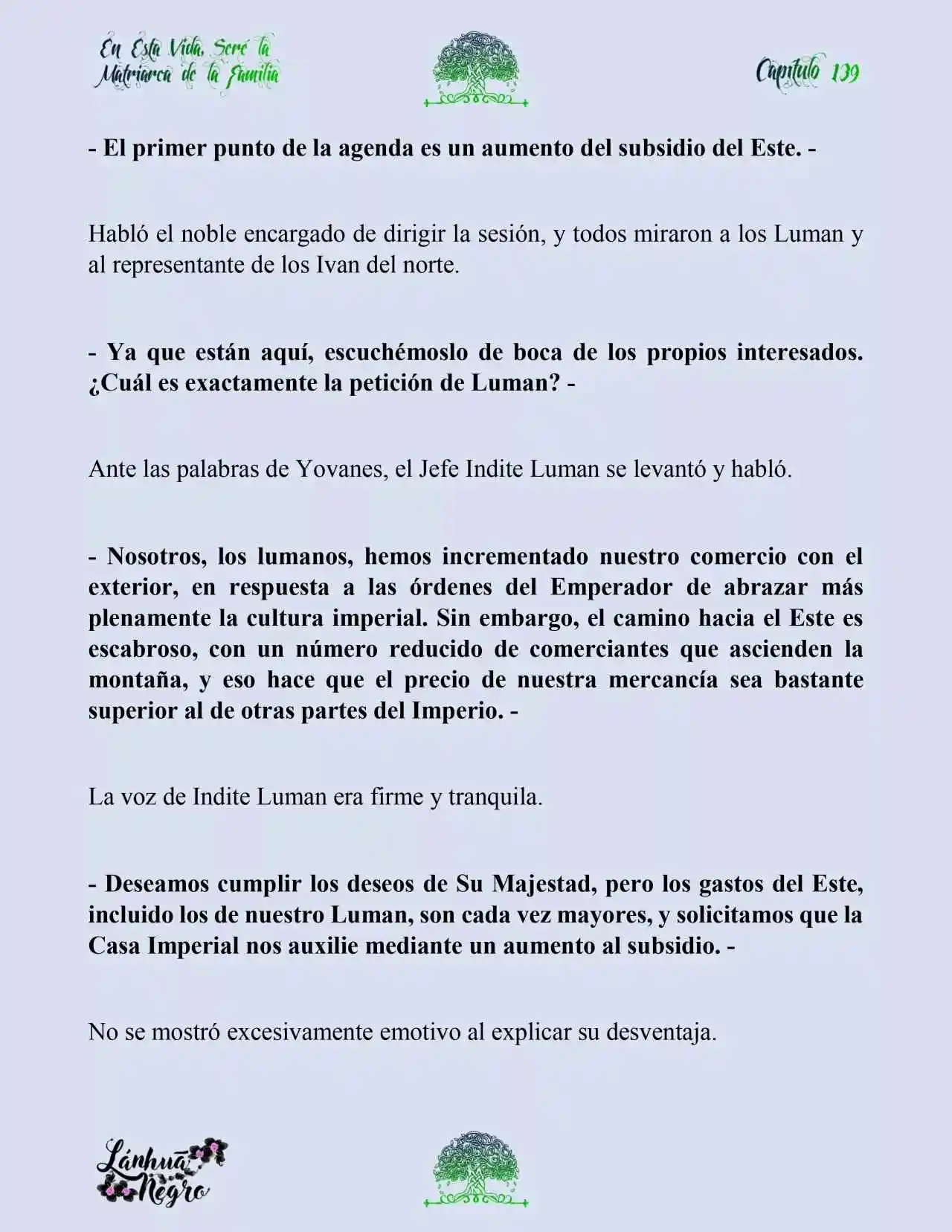 En Esta Vida Seré La Matriarca De Esta Familia (Novela) (Novela) - Capítulo 139 - Página 12 - LectorTMOo