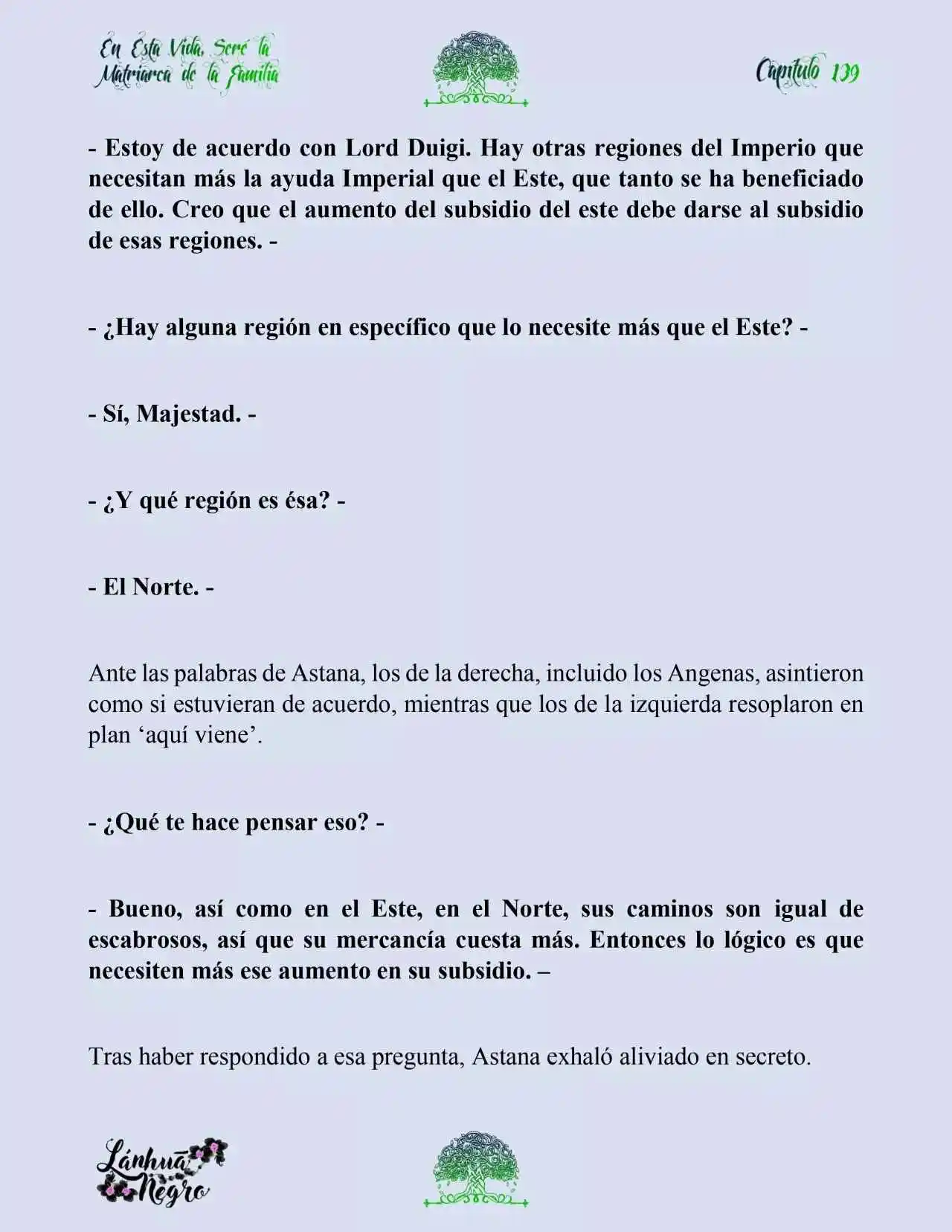 En Esta Vida Seré La Matriarca De Esta Familia (Novela) (Novela) - Capítulo 139 - Página 14 - LectorTMOo