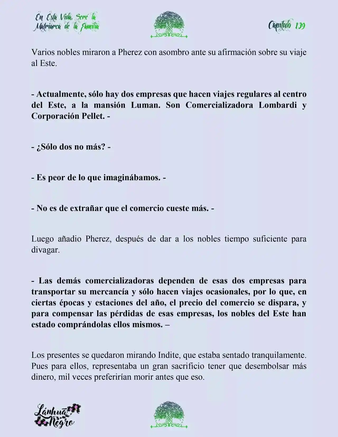 En Esta Vida Seré La Matriarca De Esta Familia (Novela) (Novela) - Capítulo 139 - Página 17 - LectorTMOo