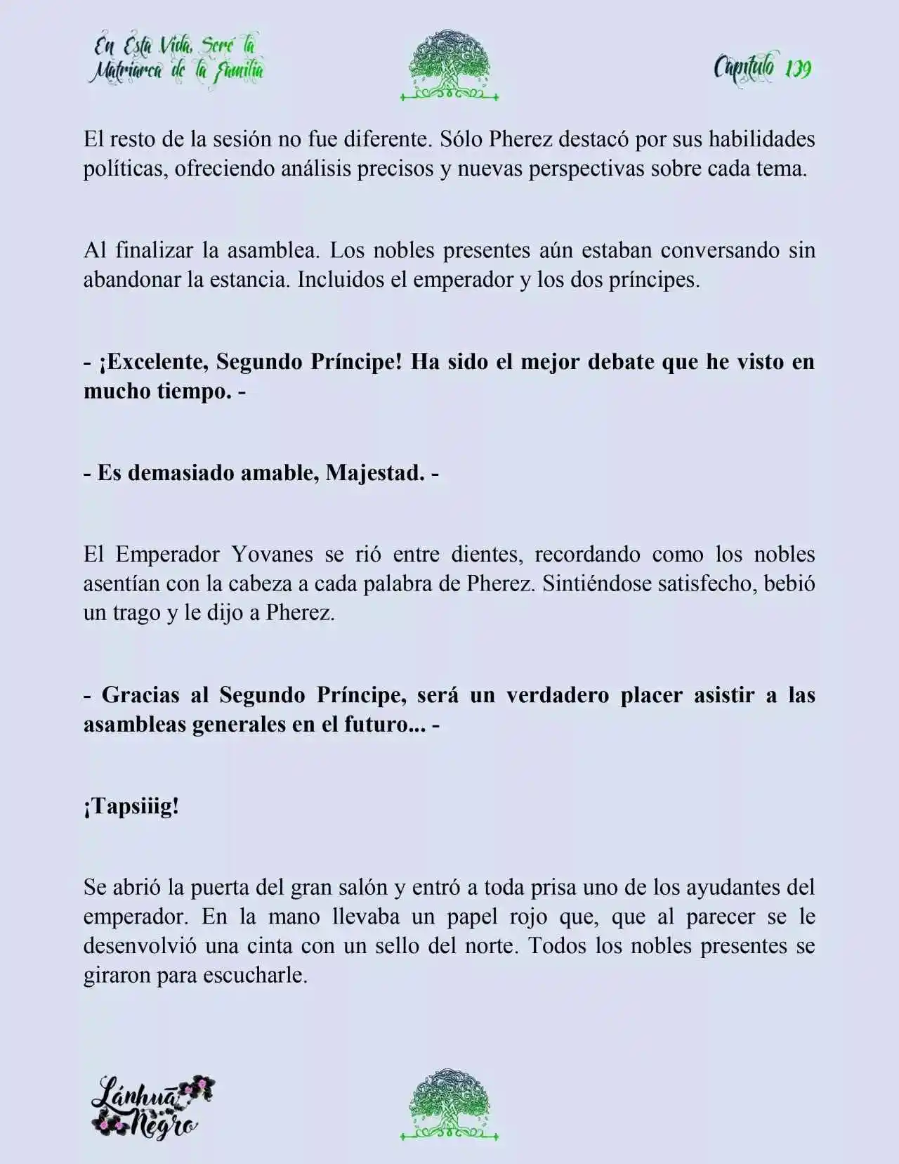 En Esta Vida Seré La Matriarca De Esta Familia (Novela) (Novela) - Capítulo 139 - Página 19 - LectorTMOo