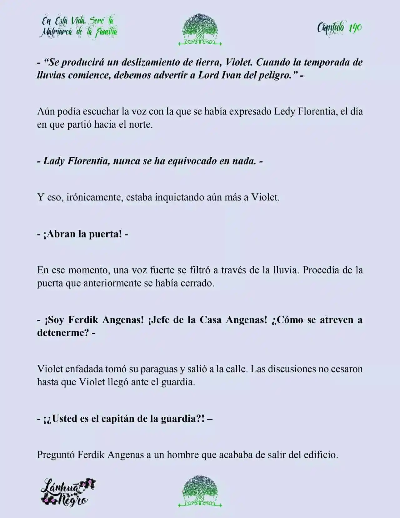 En Esta Vida Seré La Matriarca De Esta Familia (Novela) (Novela) - Capítulo 140 - Página 5 - LectorTMOo