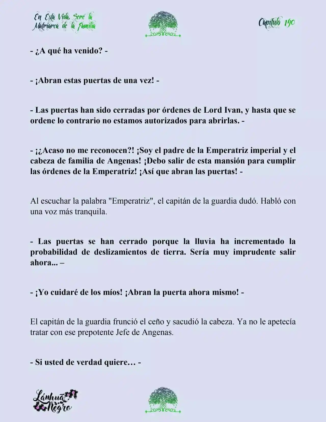 En Esta Vida Seré La Matriarca De Esta Familia (Novela) (Novela) - Capítulo 140 - Página 6 - LectorTMOo