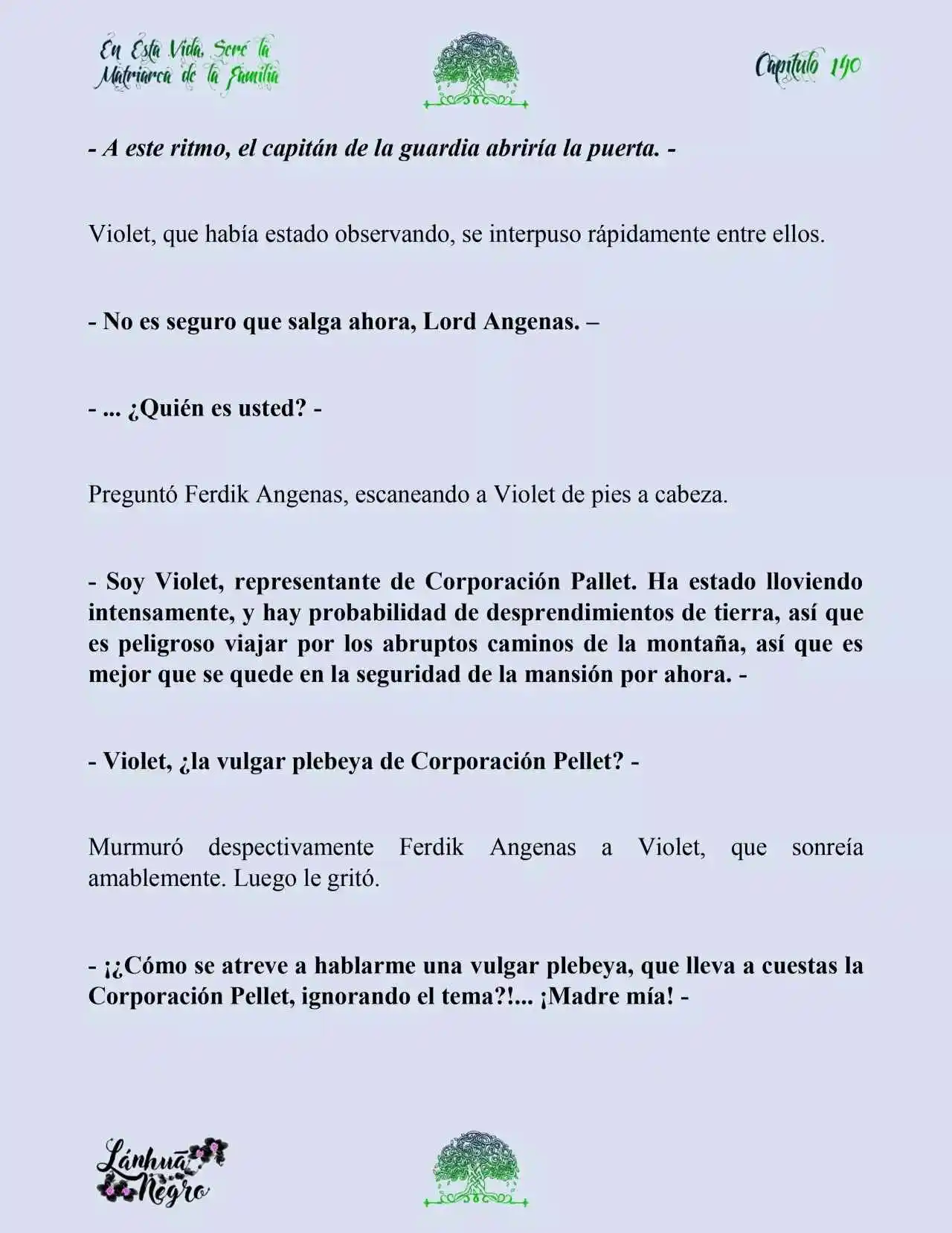 En Esta Vida Seré La Matriarca De Esta Familia (Novela) (Novela) - Capítulo 140 - Página 7 - LectorTMOo