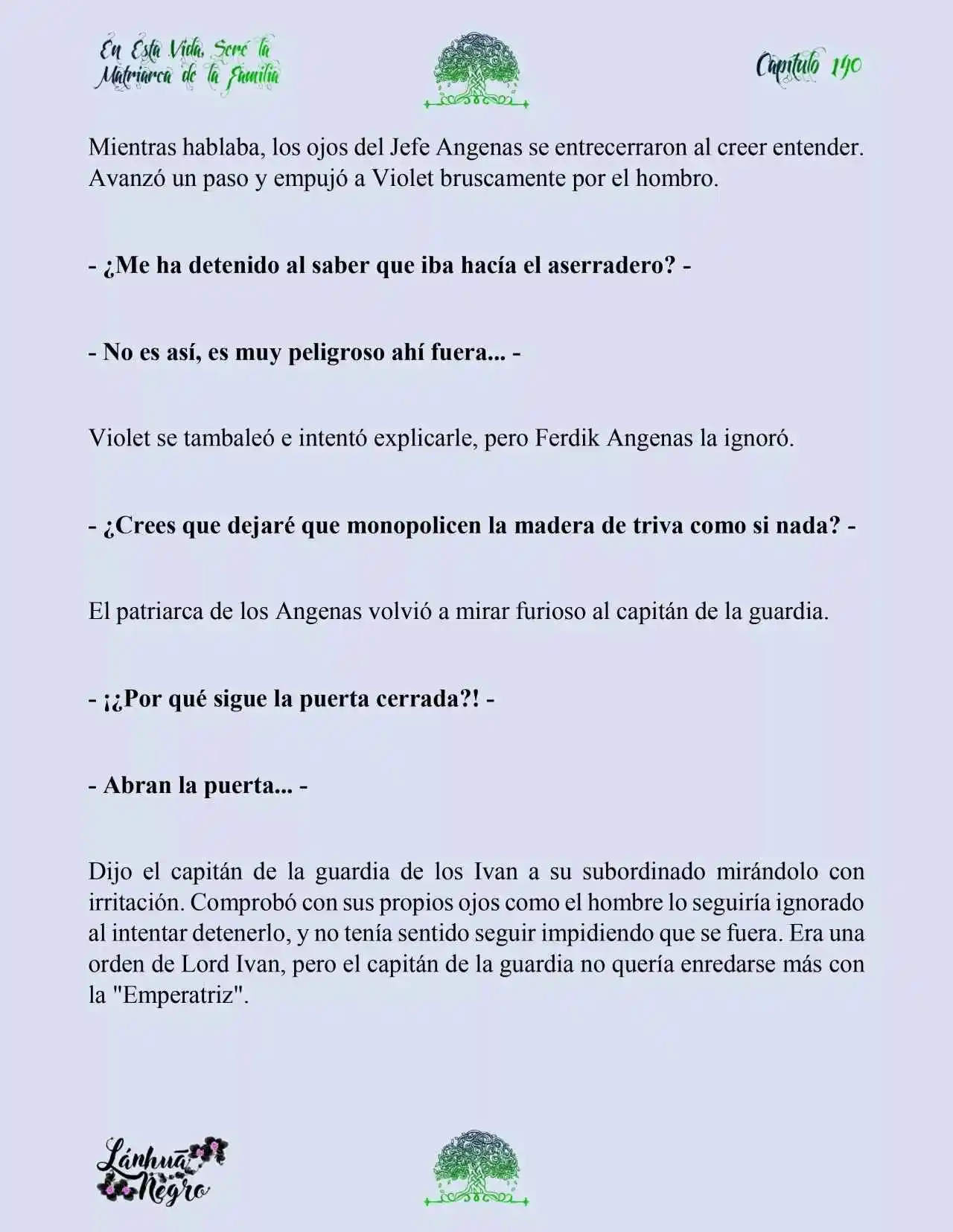En Esta Vida Seré La Matriarca De Esta Familia (Novela) (Novela) - Capítulo 140 - Página 8 - LectorTMOo