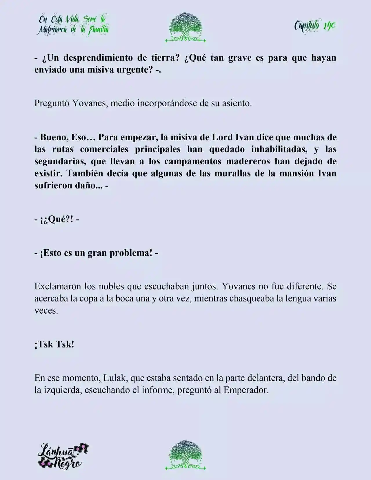 En Esta Vida Seré La Matriarca De Esta Familia (Novela) (Novela) - Capítulo 140 - Página 10 - LectorTMOo