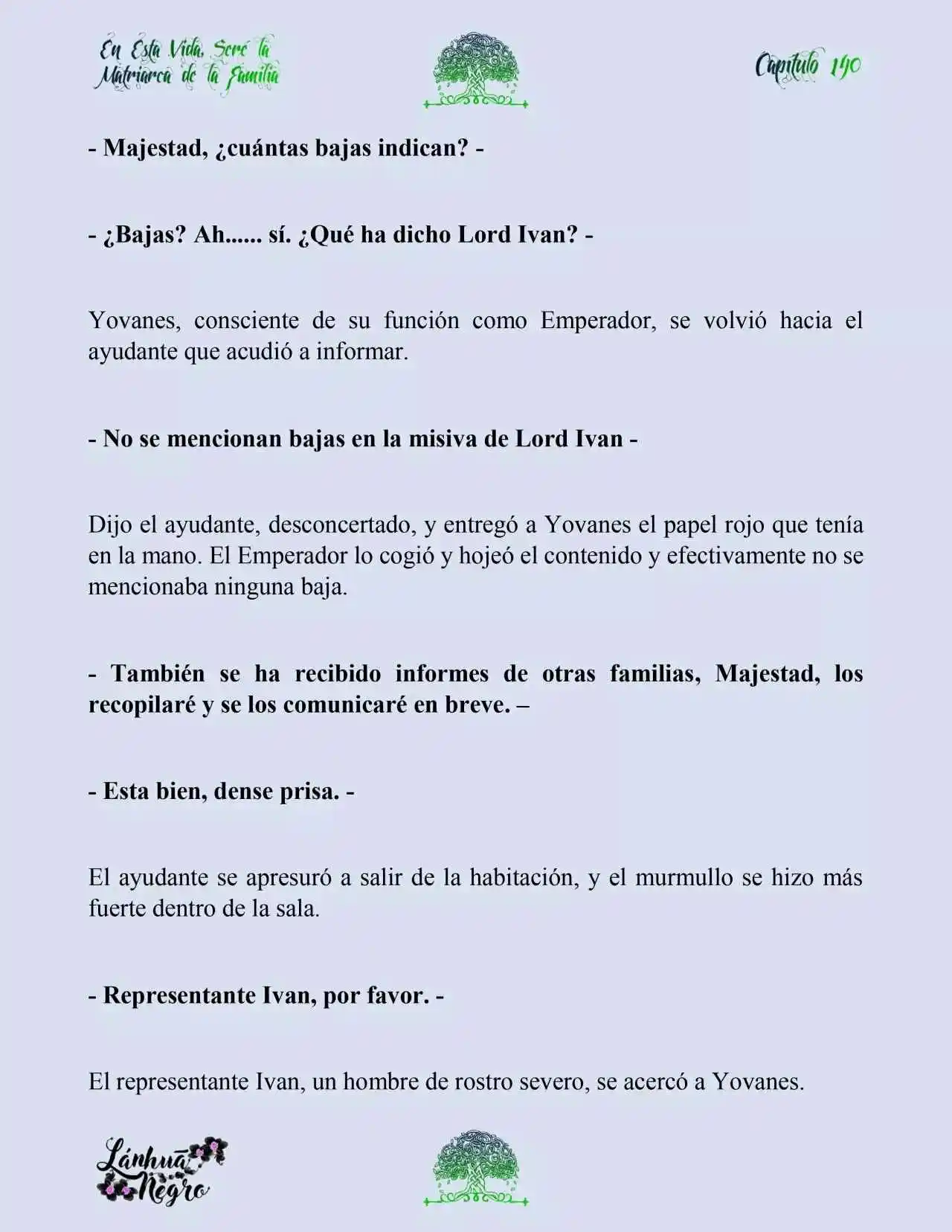 En Esta Vida Seré La Matriarca De Esta Familia (Novela) (Novela) - Capítulo 140 - Página 11 - LectorTMOo