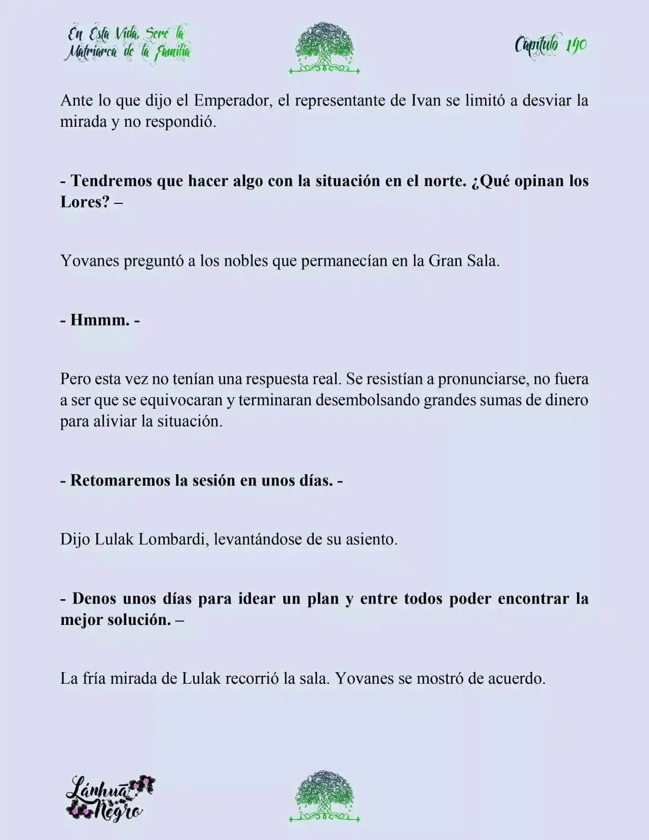 En Esta Vida Seré La Matriarca De Esta Familia (Novela) (Novela) - Capítulo 140 - Página 13 - LectorTMOo