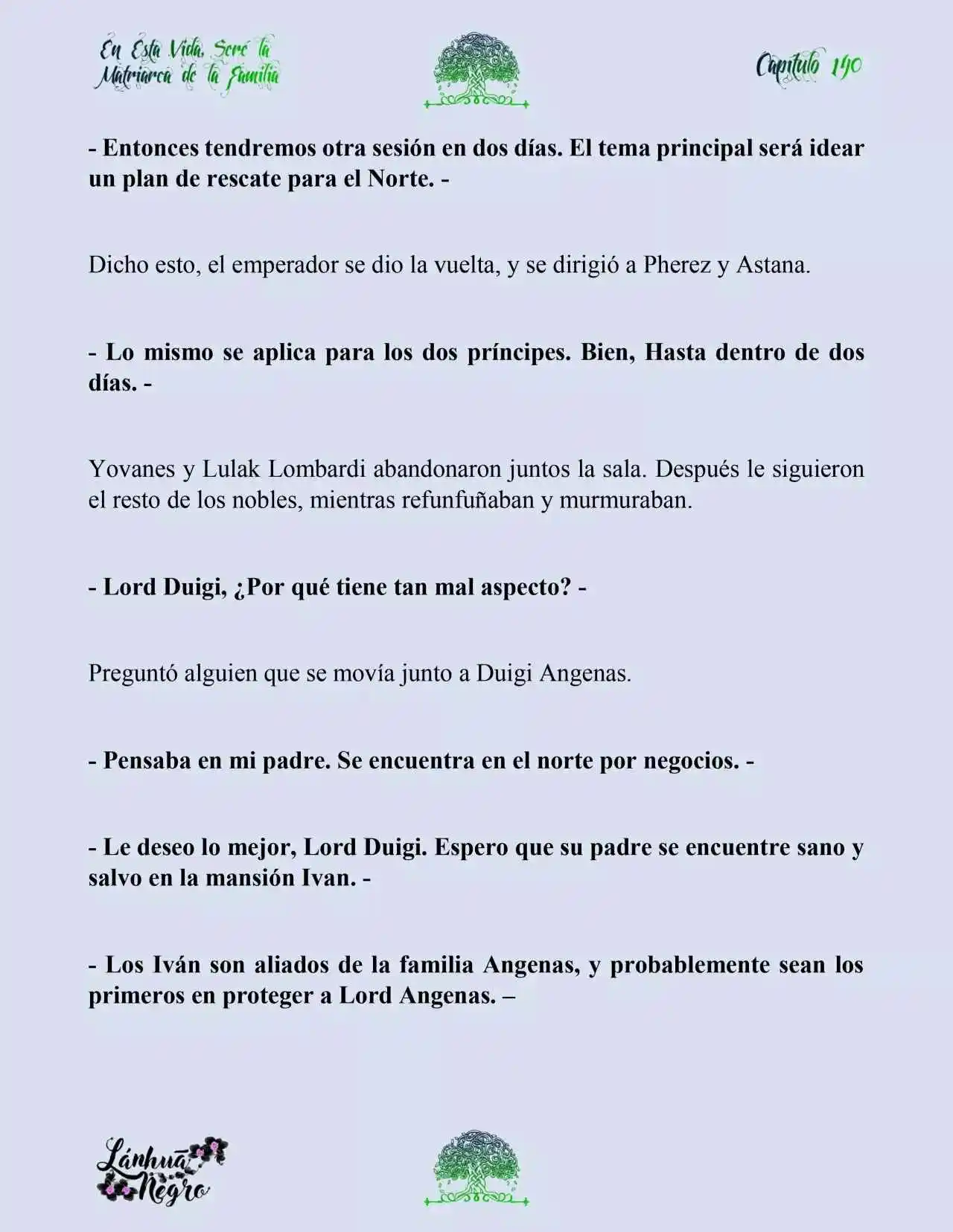 En Esta Vida Seré La Matriarca De Esta Familia (Novela) (Novela) - Capítulo 140 - Página 14 - LectorTMOo