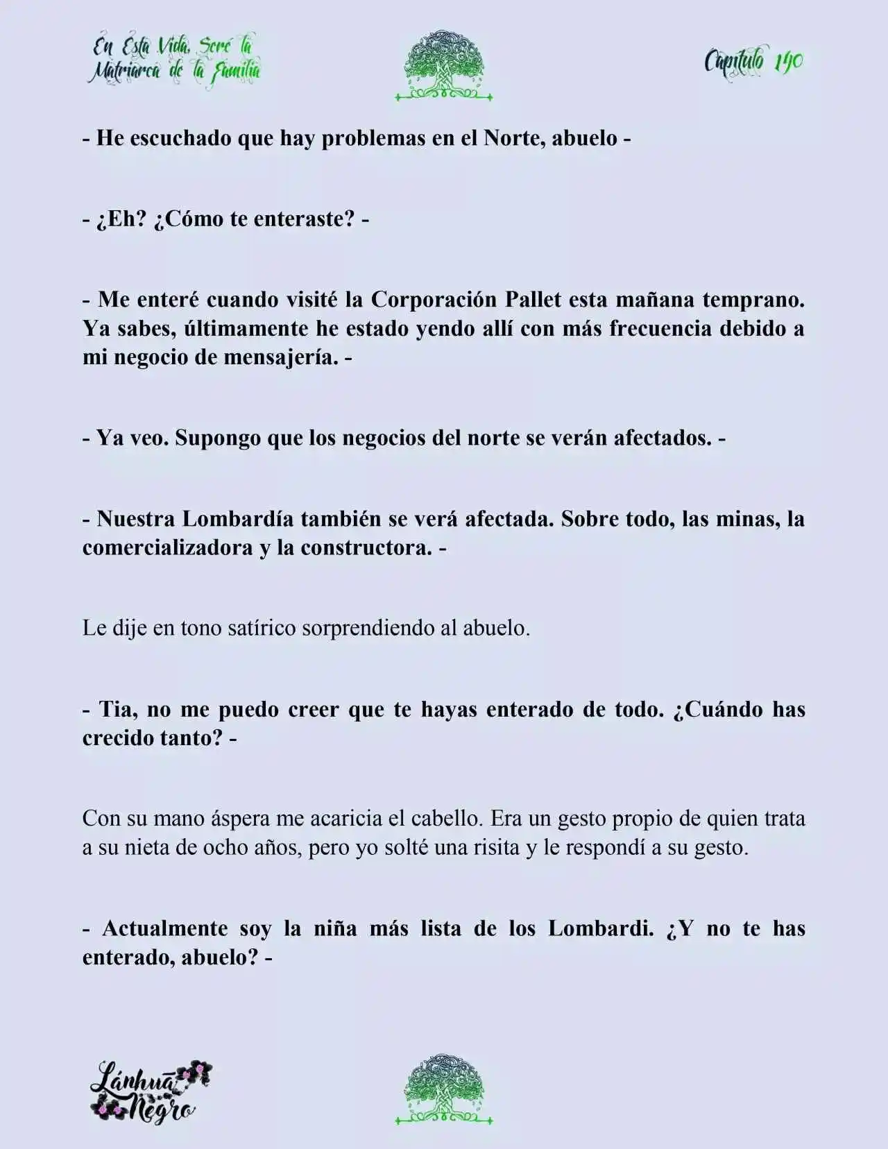 En Esta Vida Seré La Matriarca De Esta Familia (Novela) (Novela) - Capítulo 140 - Página 19 - LectorTMOo