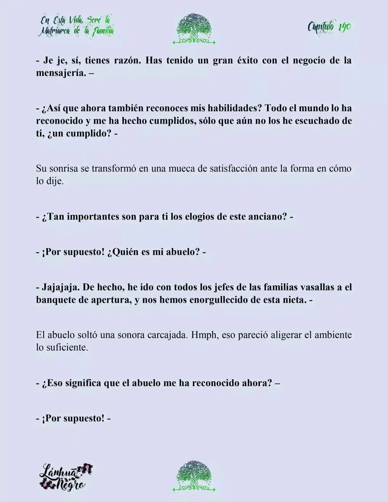 En Esta Vida Seré La Matriarca De Esta Familia (Novela) (Novela) - Capítulo 140 - Página 20 - LectorTMOo
