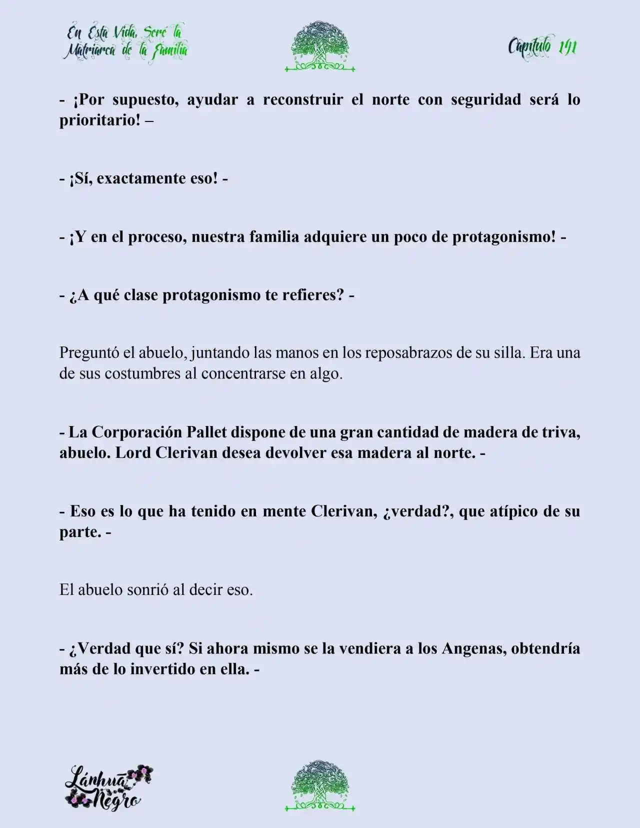 En Esta Vida Seré La Matriarca De Esta Familia (Novela) (Novela) - Capítulo 141 - Página 8 - LectorTMOo