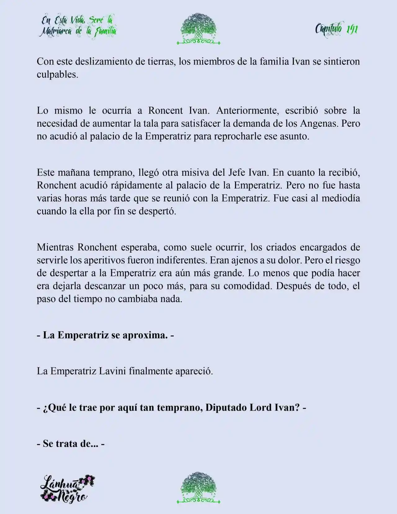 En Esta Vida Seré La Matriarca De Esta Familia (Novela) (Novela) - Capítulo 141 - Página 14 - LectorTMOo