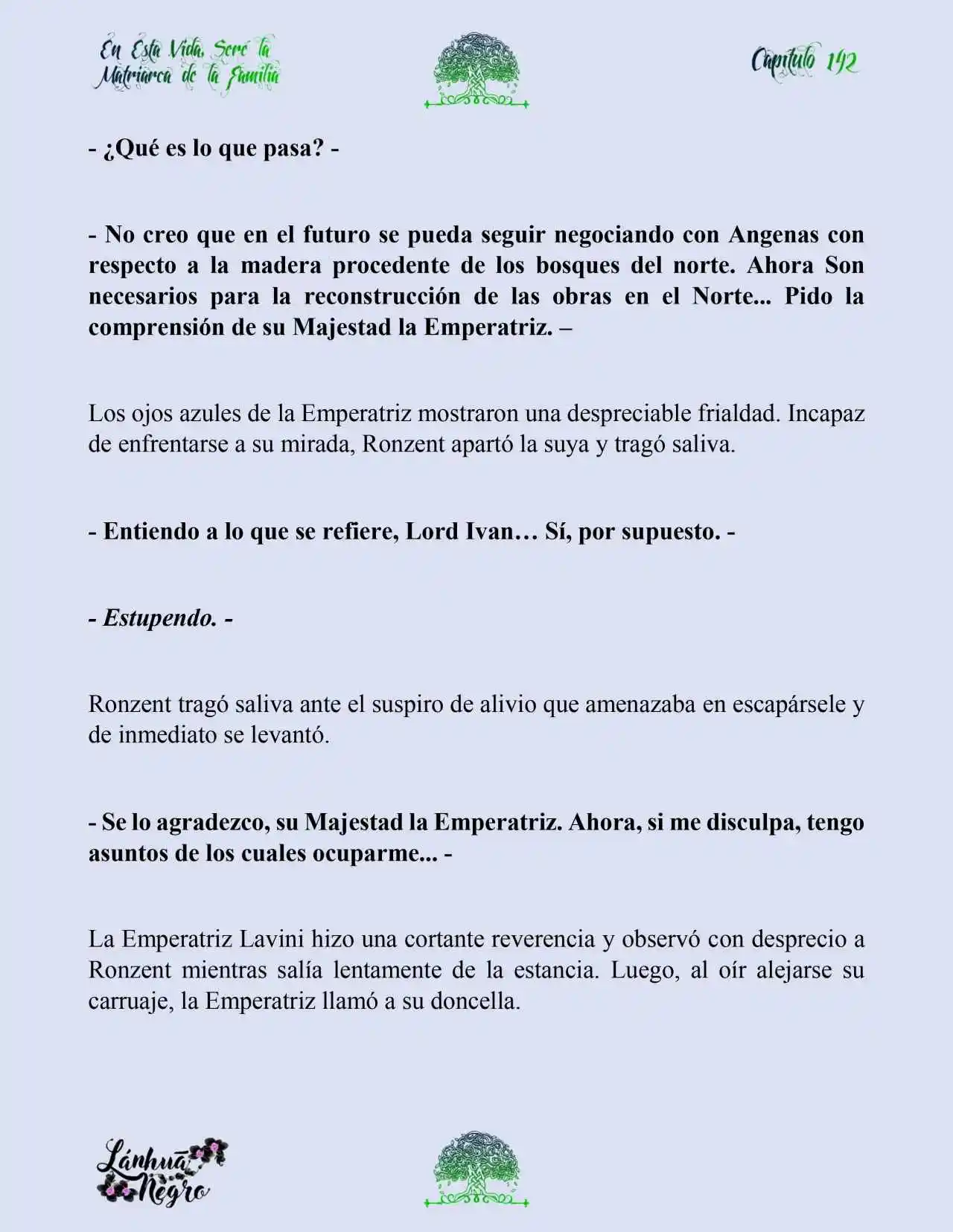 En Esta Vida Seré La Matriarca De Esta Familia (Novela) (Novela) - Capítulo 142 - Página 7 - LectorTMOo
