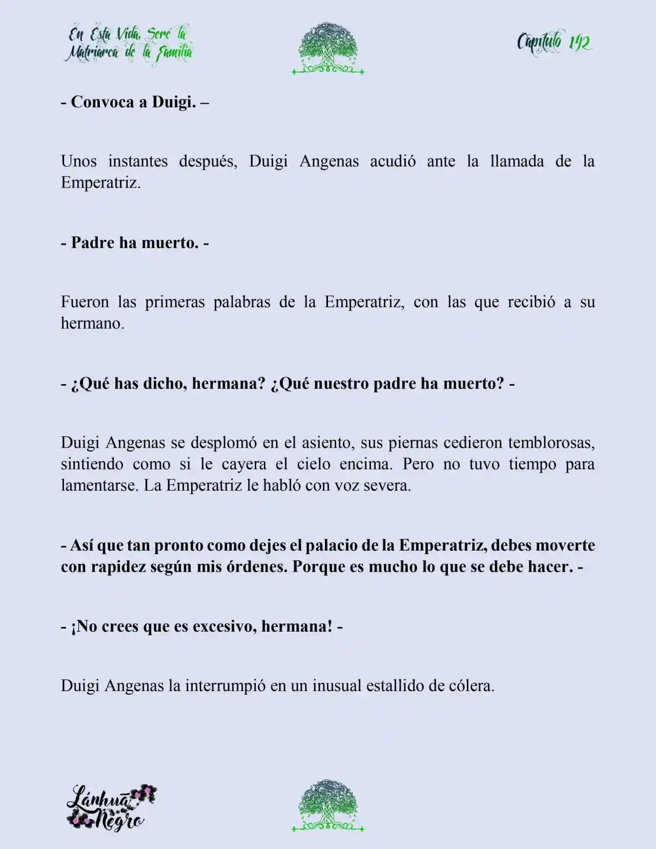 En Esta Vida Seré La Matriarca De Esta Familia (Novela) (Novela) - Capítulo 142 - Página 8 - LectorTMOo