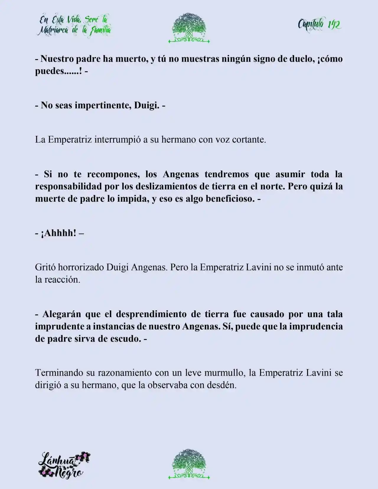 En Esta Vida Seré La Matriarca De Esta Familia (Novela) (Novela) - Capítulo 142 - Página 9 - LectorTMOo