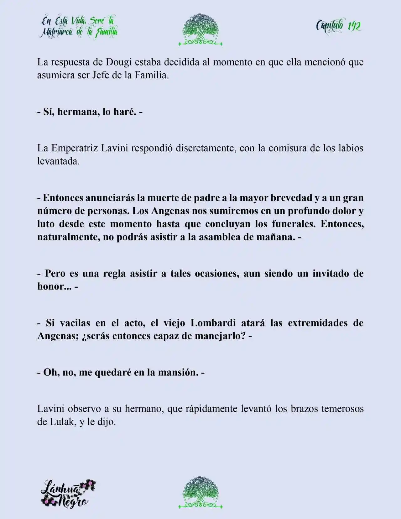 En Esta Vida Seré La Matriarca De Esta Familia (Novela) (Novela) - Capítulo 142 - Página 11 - LectorTMOo