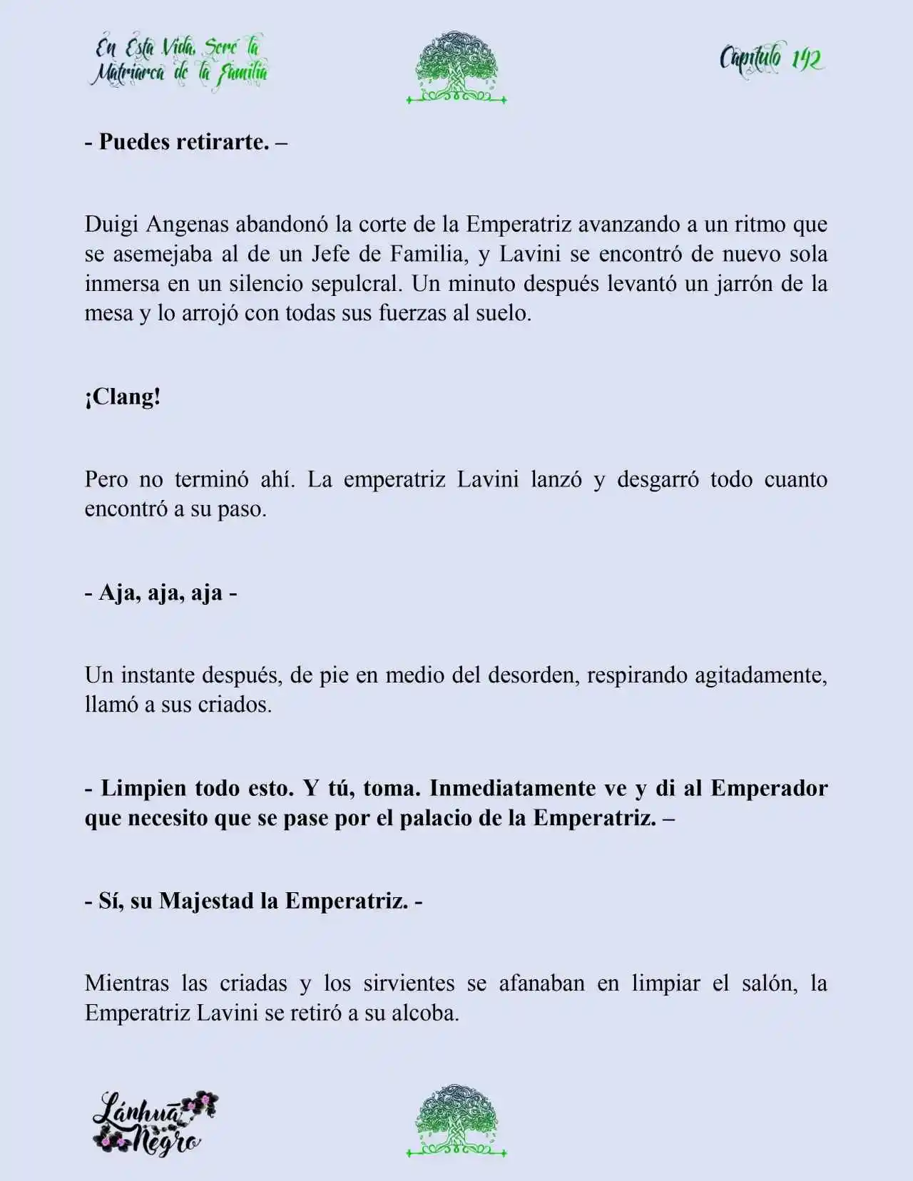 En Esta Vida Seré La Matriarca De Esta Familia (Novela) (Novela) - Capítulo 142 - Página 12 - LectorTMOo