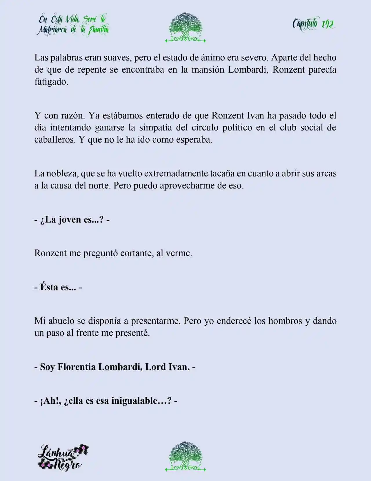En Esta Vida Seré La Matriarca De Esta Familia (Novela) (Novela) - Capítulo 142 - Página 18 - LectorTMOo