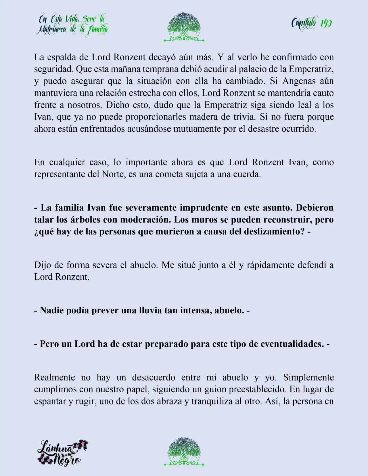En Esta Vida Seré La Matriarca De Esta Familia (Novela) (Novela) - Capítulo 143 - Página 5 - LectorTMOo