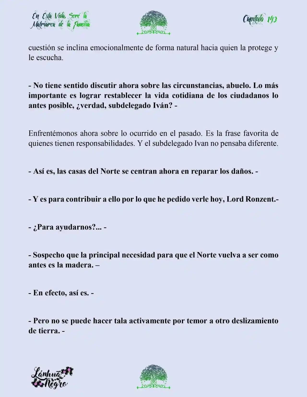 En Esta Vida Seré La Matriarca De Esta Familia (Novela) (Novela) - Capítulo 143 - Página 6 - LectorTMOo