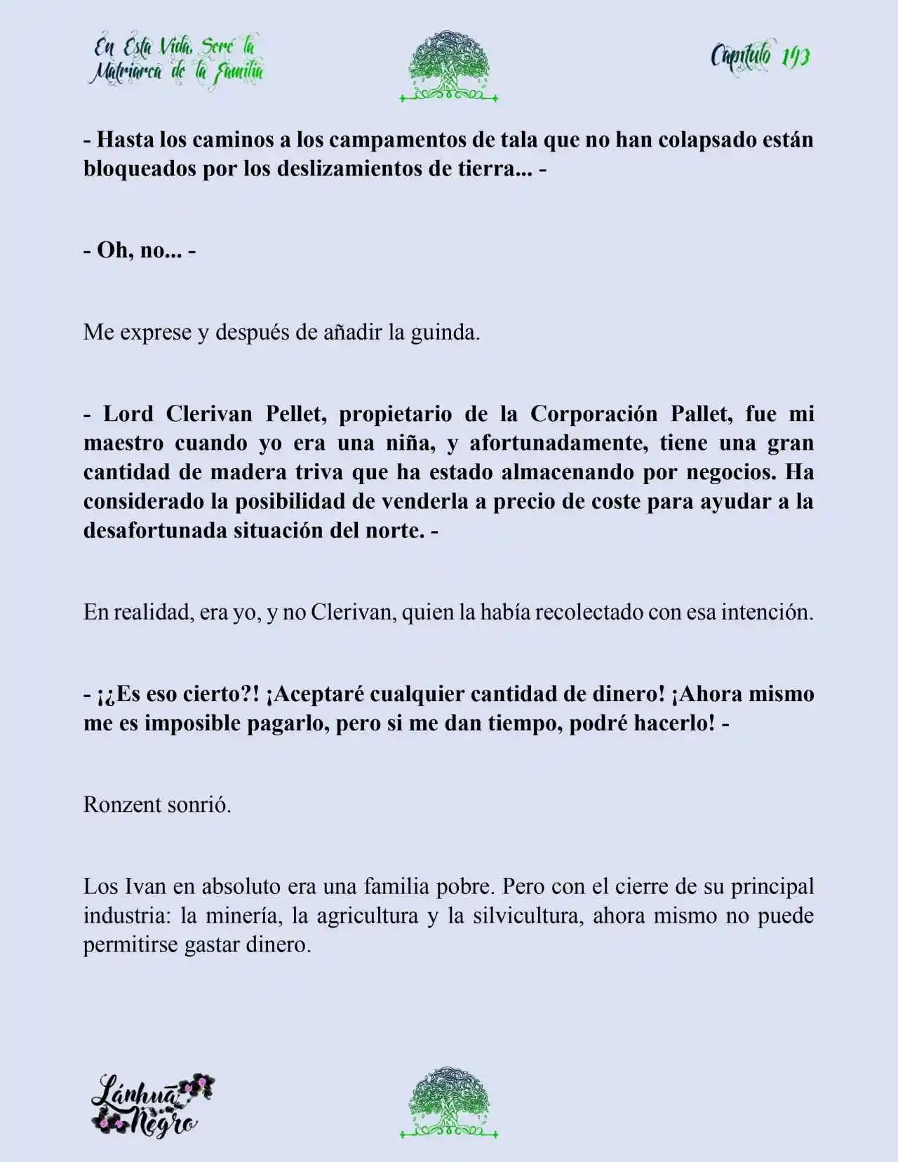 En Esta Vida Seré La Matriarca De Esta Familia (Novela) (Novela) - Capítulo 143 - Página 7 - LectorTMOo