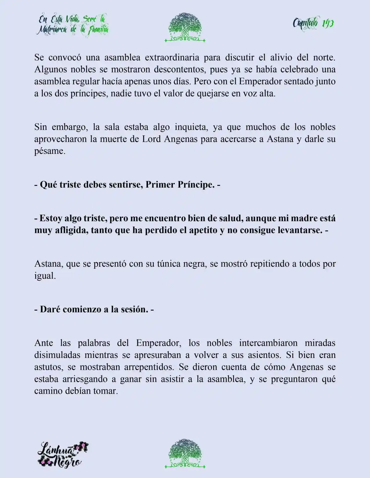 En Esta Vida Seré La Matriarca De Esta Familia (Novela) (Novela) - Capítulo 143 - Página 13 - LectorTMOo