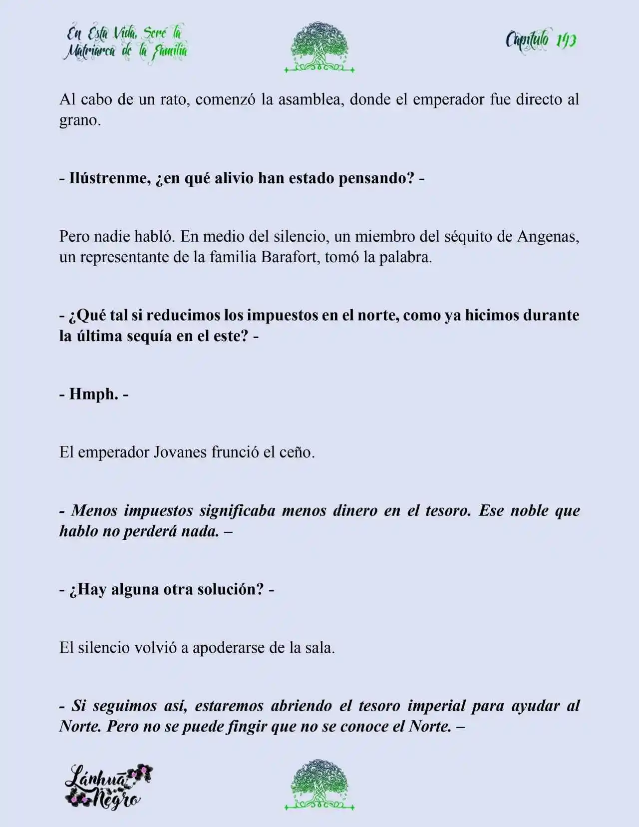 En Esta Vida Seré La Matriarca De Esta Familia (Novela) (Novela) - Capítulo 143 - Página 14 - LectorTMOo