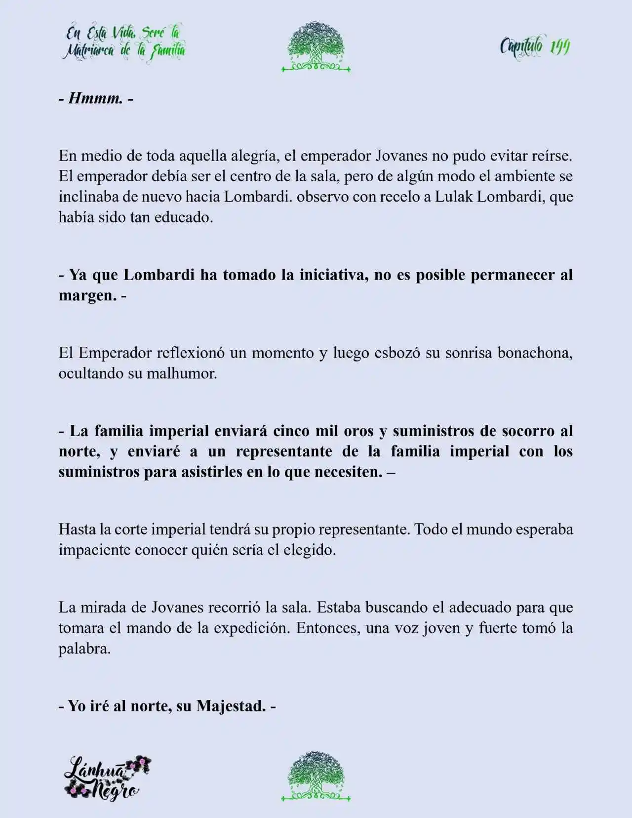 En Esta Vida Seré La Matriarca De Esta Familia (Novela) (Novela) - Capítulo 144 - Página 6 - LectorTMOo