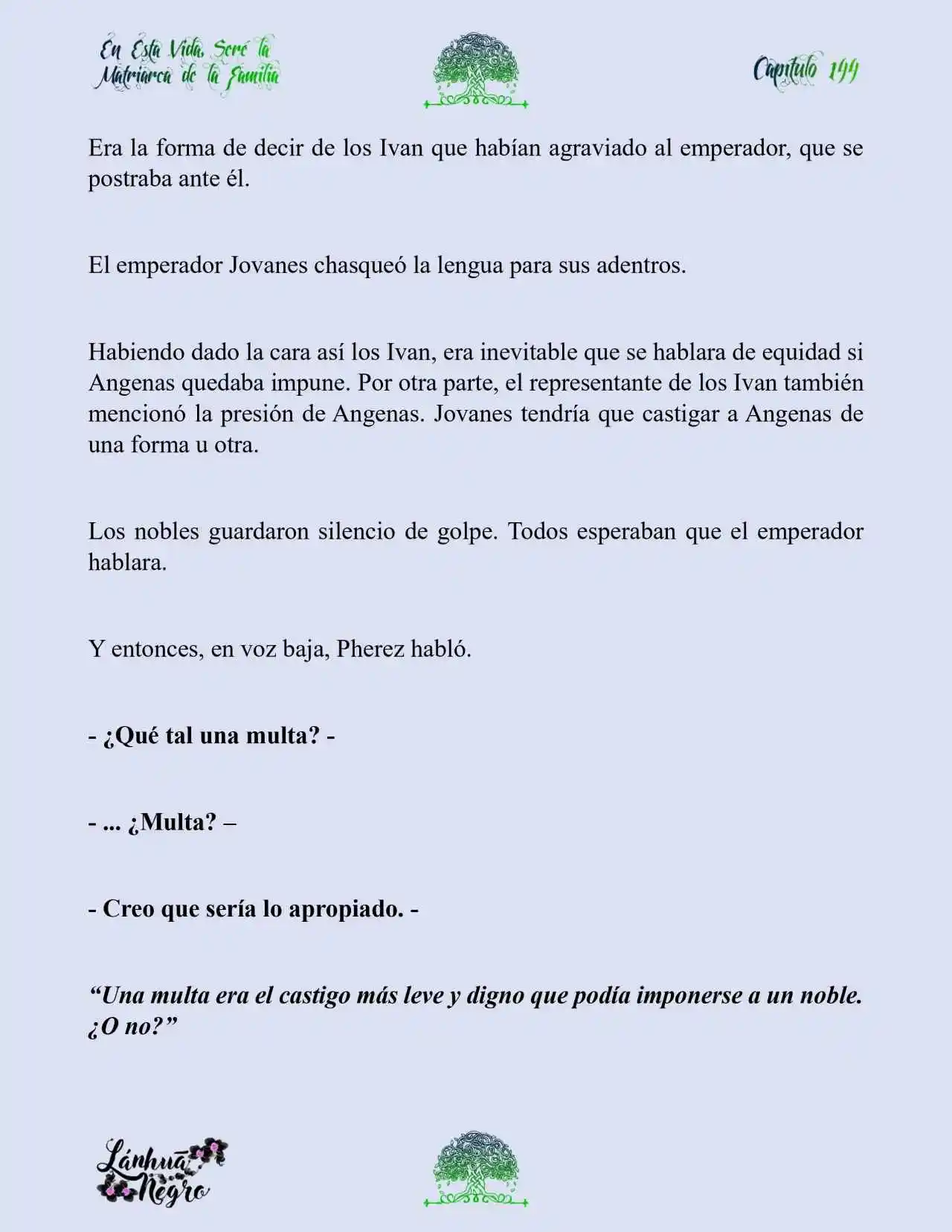 En Esta Vida Seré La Matriarca De Esta Familia (Novela) (Novela) - Capítulo 144 - Página 12 - LectorTMOo
