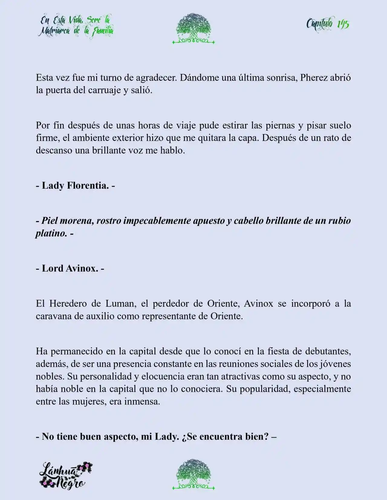 En Esta Vida Seré La Matriarca De Esta Familia (Novela) (Novela) - Capítulo 145 - Página 11 - LectorTMOo