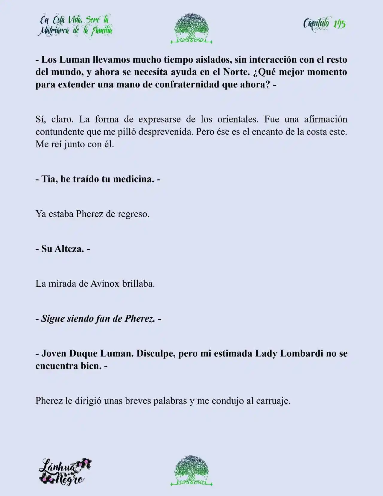 En Esta Vida Seré La Matriarca De Esta Familia (Novela) (Novela) - Capítulo 145 - Página 13 - LectorTMOo