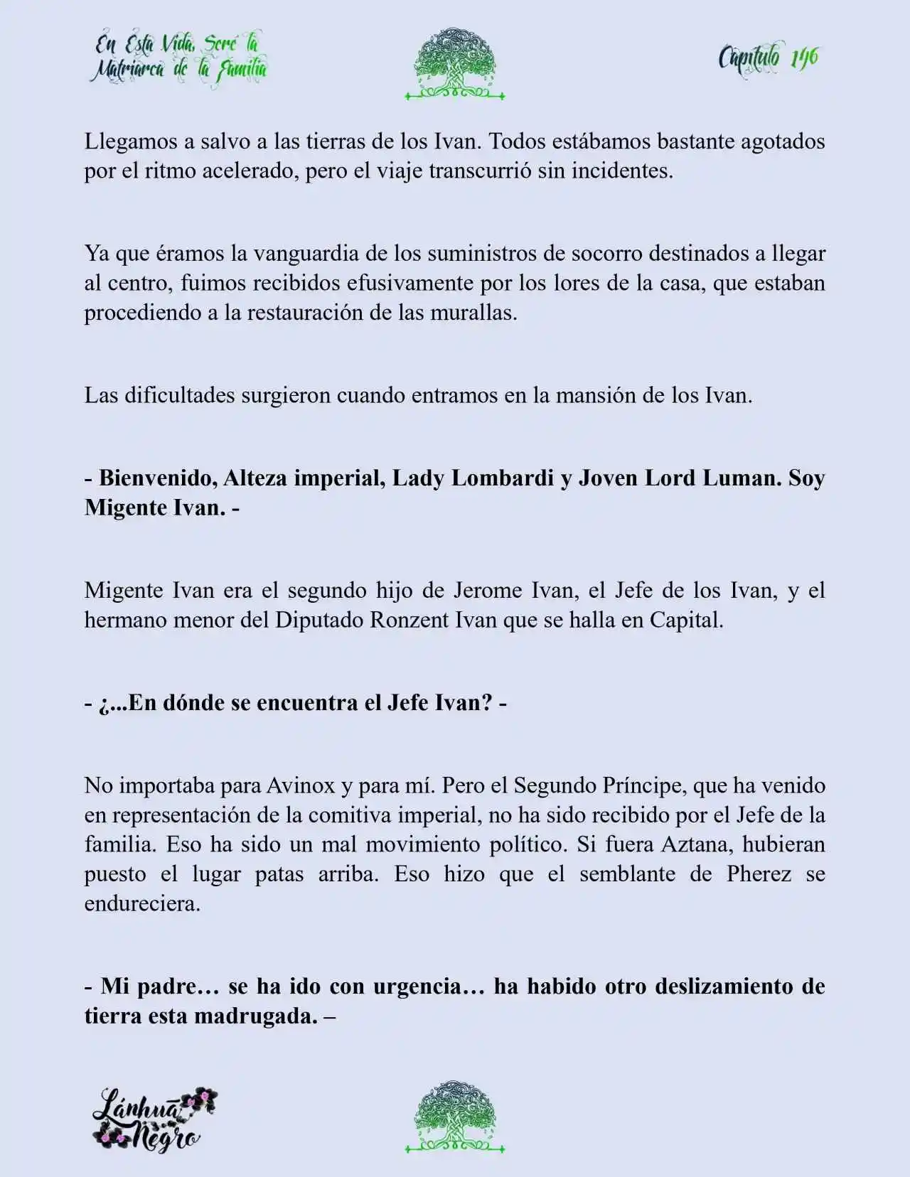 En Esta Vida Seré La Matriarca De Esta Familia (Novela) (Novela) - Capítulo 146 - Página 10 - LectorTMOo