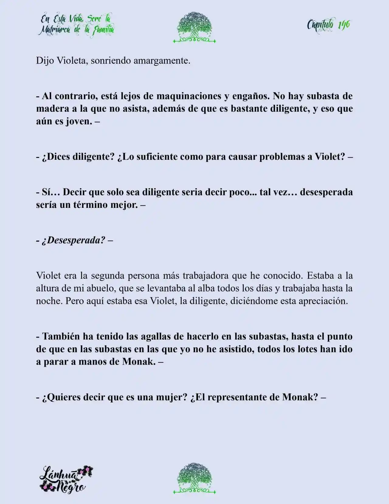 En Esta Vida Seré La Matriarca De Esta Familia (Novela) (Novela) - Capítulo 146 - Página 18 - LectorTMOo
