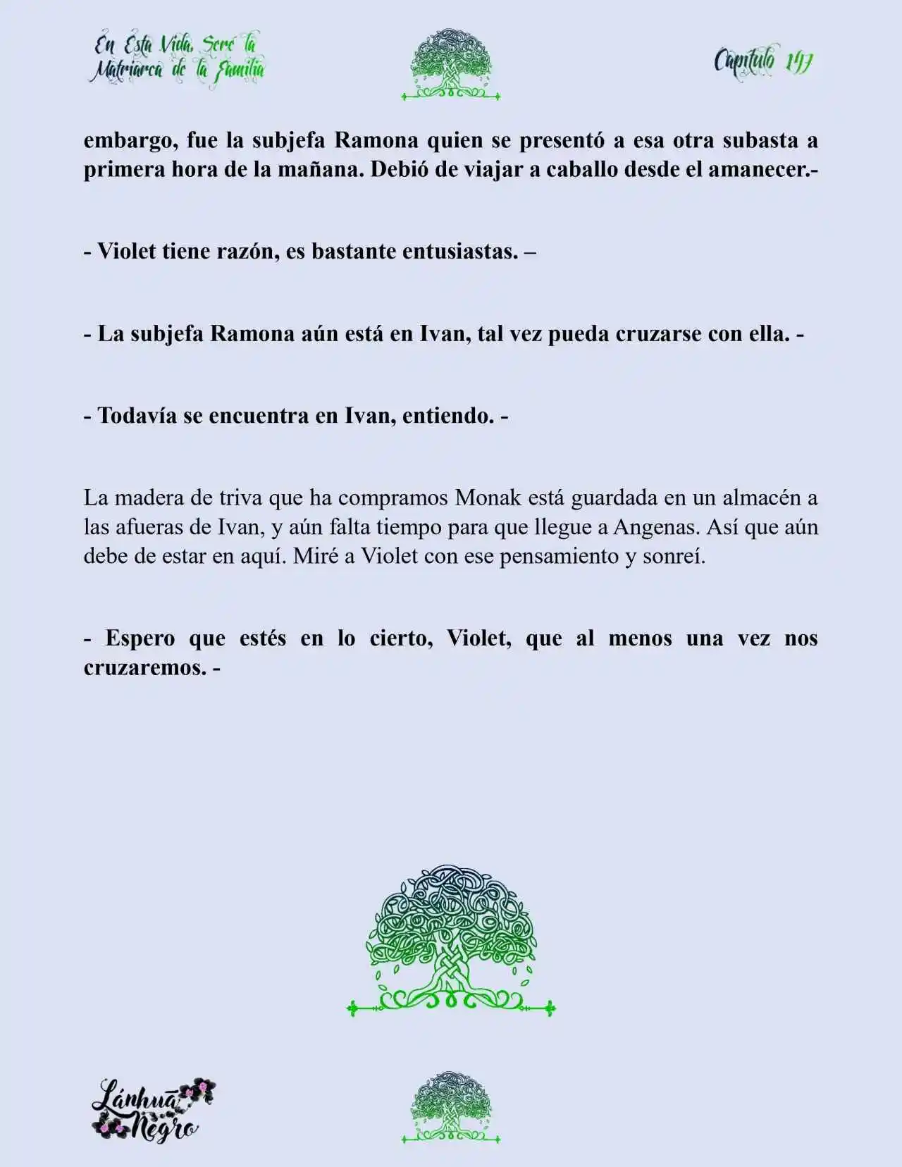 En Esta Vida Seré La Matriarca De Esta Familia (Novela) (Novela) - Capítulo 147 - Página 5 - LectorTMOo