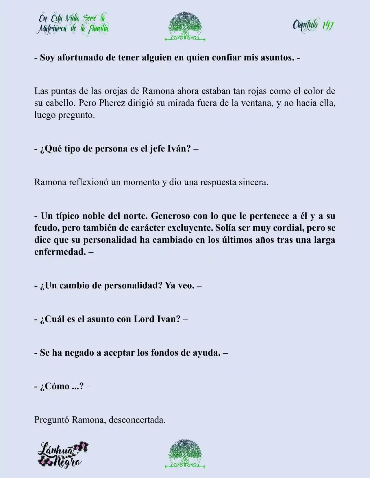 En Esta Vida Seré La Matriarca De Esta Familia (Novela) (Novela) - Capítulo 147 - Página 9 - LectorTMOo