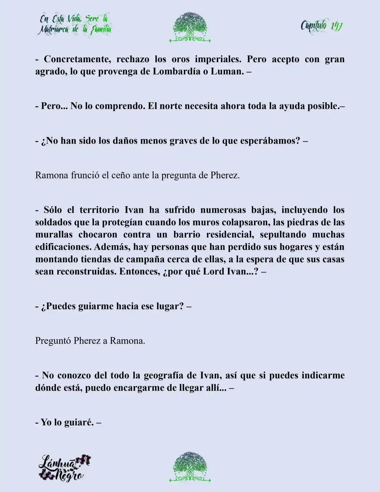En Esta Vida Seré La Matriarca De Esta Familia (Novela) (Novela) - Capítulo 147 - Página 10 - LectorTMOo