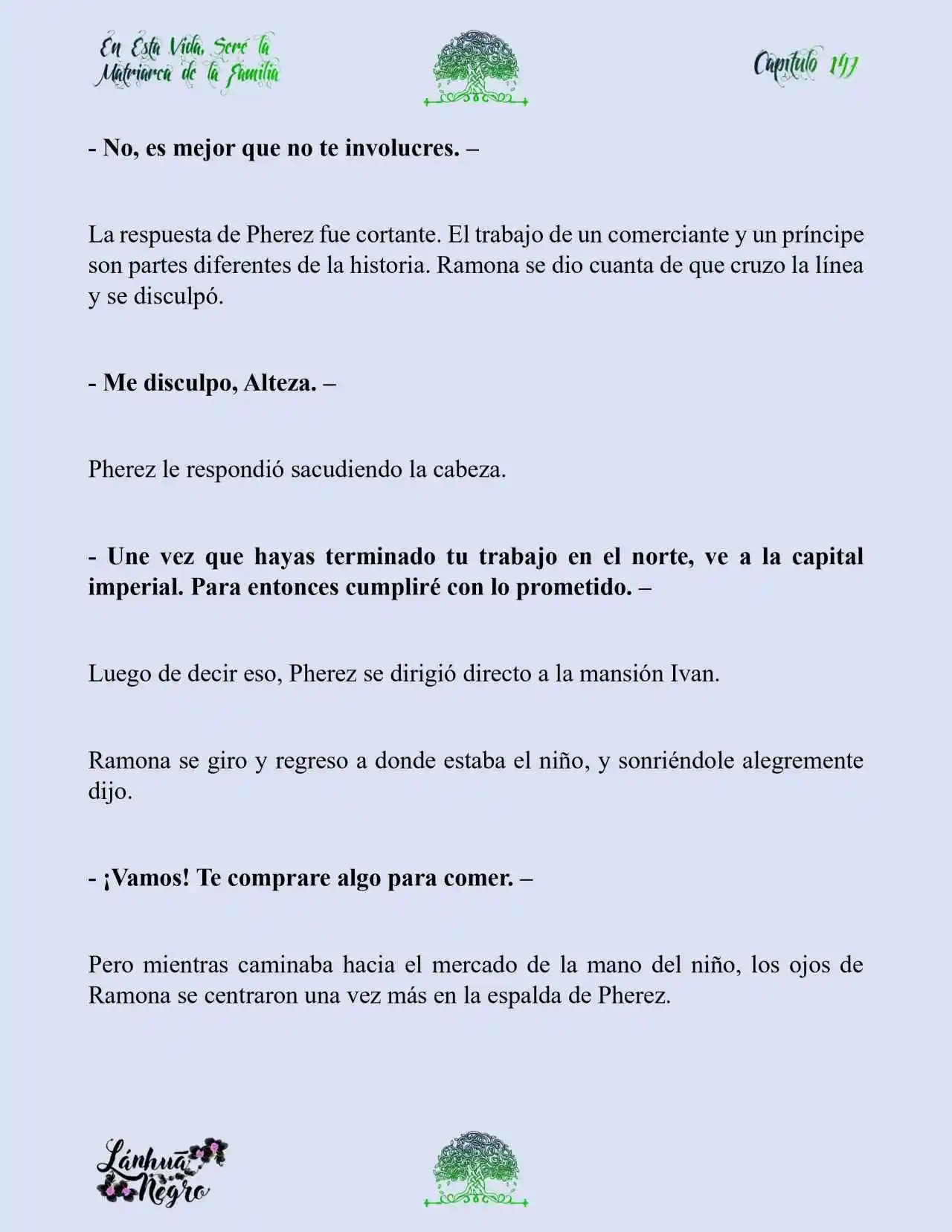 En Esta Vida Seré La Matriarca De Esta Familia (Novela) (Novela) - Capítulo 147 - Página 15 - LectorTMOo