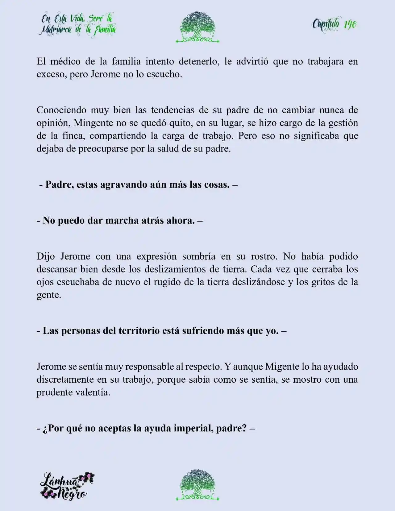En Esta Vida Seré La Matriarca De Esta Familia (Novela) (Novela) - Capítulo 148 - Página 4 - LectorTMOo