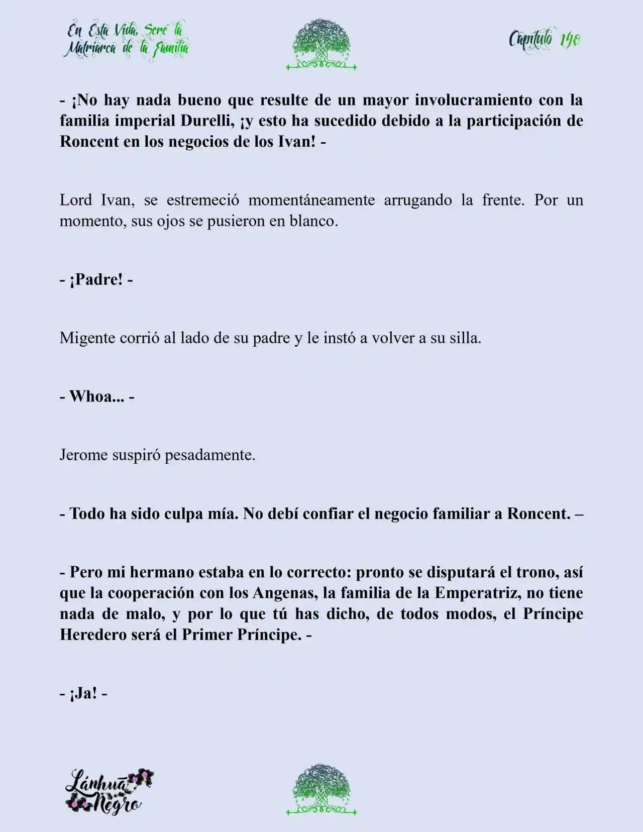 En Esta Vida Seré La Matriarca De Esta Familia (Novela) (Novela) - Capítulo 148 - Página 6 - LectorTMOo