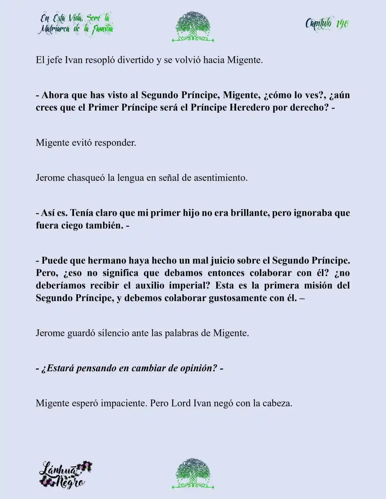 En Esta Vida Seré La Matriarca De Esta Familia (Novela) (Novela) - Capítulo 148 - Página 7 - LectorTMOo
