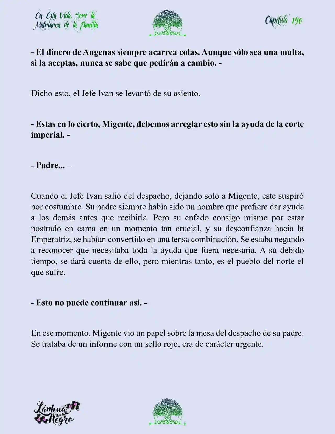 En Esta Vida Seré La Matriarca De Esta Familia (Novela) (Novela) - Capítulo 148 - Página 8 - LectorTMOo
